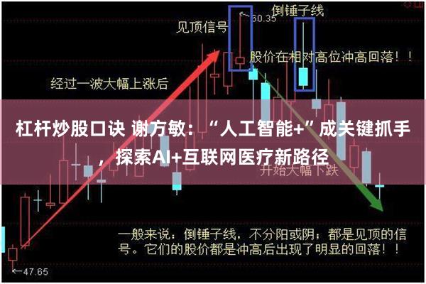 杠杆炒股口诀 谢方敏：“人工智能+”成关键抓手，探索AI+互联网医疗新路径