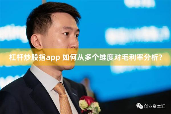杠杆炒股指app 如何从多个维度对毛利率分析？